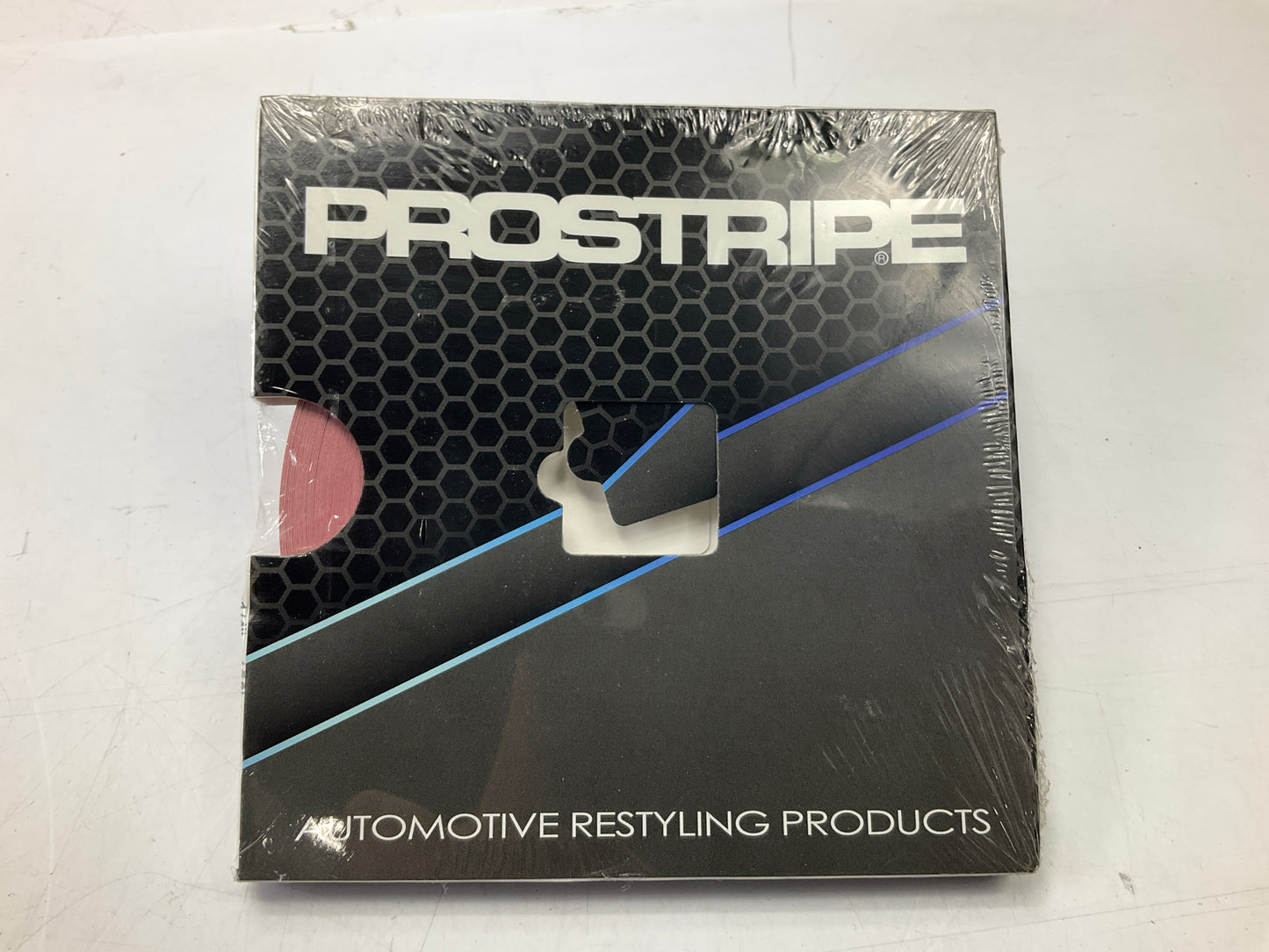 Prostripe R41720 Pinstripe Striping Tape, Silver Met / Tomato Red  1/4'' X 150'