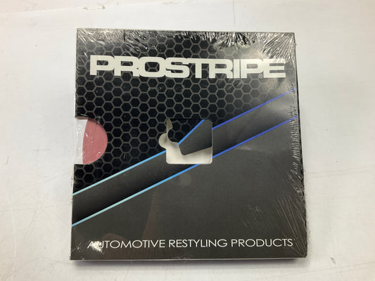 Prostripe R41720 Pinstripe Striping Tape, Silver Met / Tomato Red  1/4'' X 150'