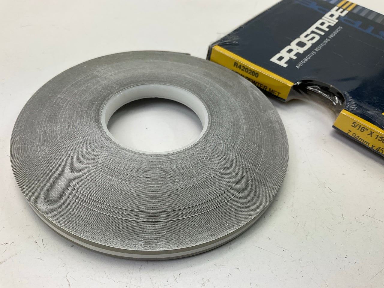 Prostripe R420200 Pinstripe Striping Tape 5/16'' X 150' New Pewter Metallic