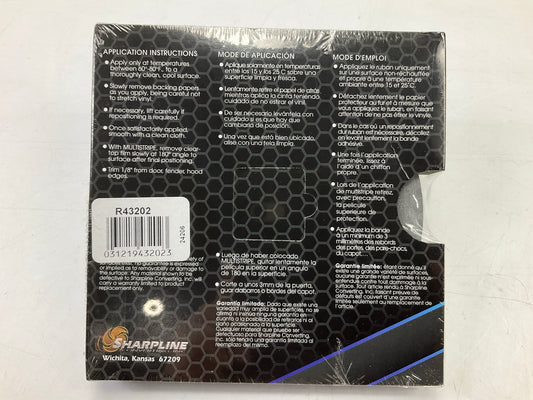 Prostripe R43202 Vinyl Pinstripe Striping Tape, Black , 1/2'' X 150'