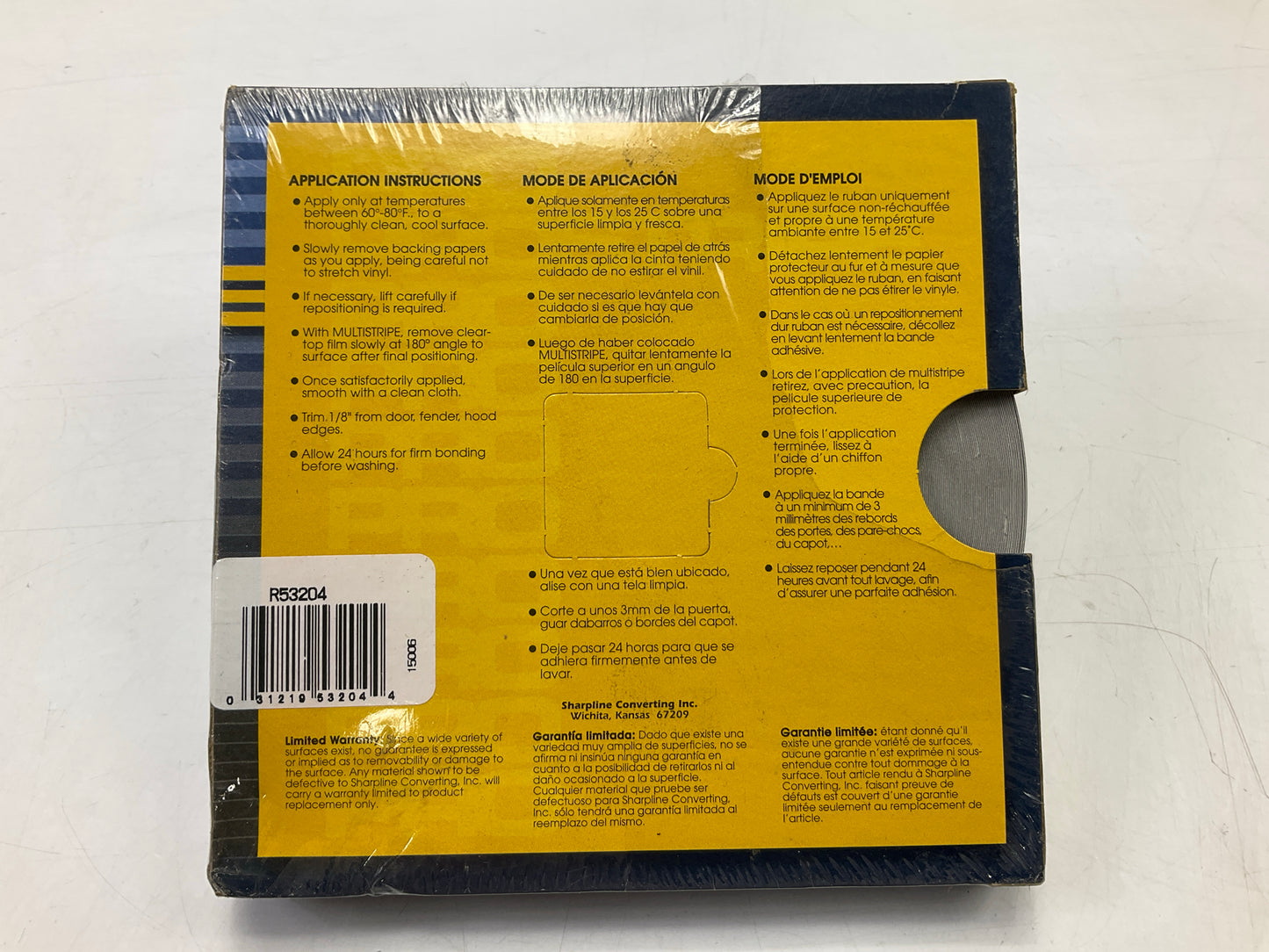 Prostripe R53204 Pinstripe Striping Tape, Charcoal Metallic, 1/2'' X 150'