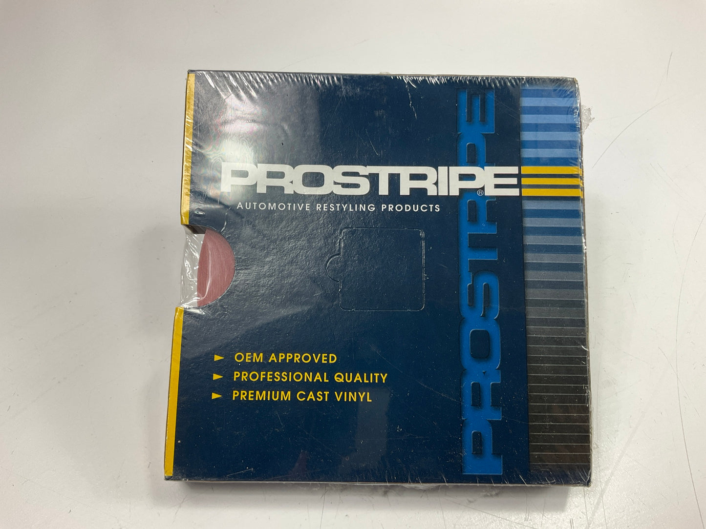 Prostripe R62820 Pinstripe Striping Tape, Silver / Tomato Red, 1/2'' X 150'