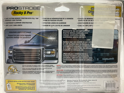 Prostrobe 70747A Pro Plug And Play Windshield Mount Safety Strobe LED Light Lamp