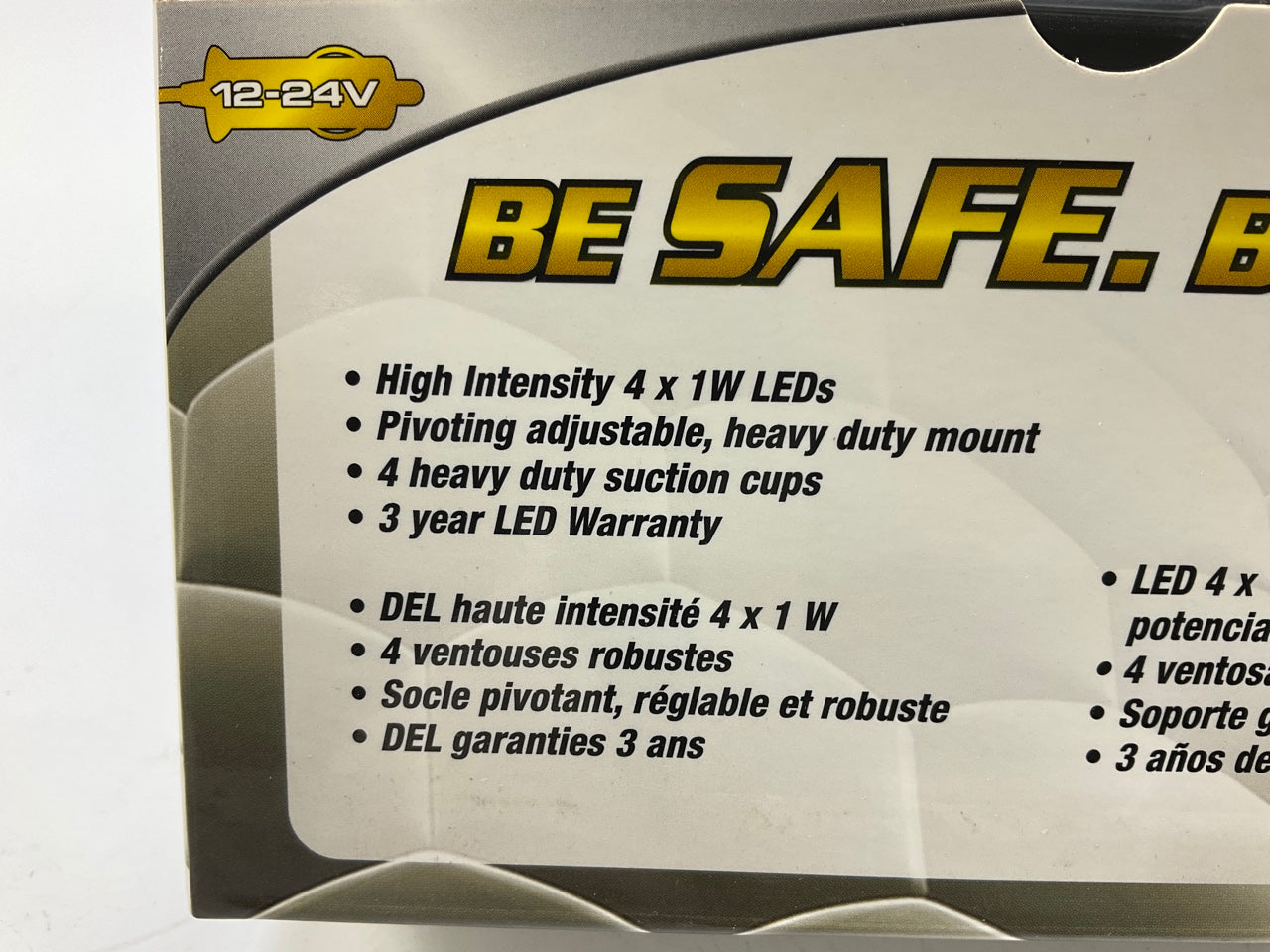 ProStrobe 70750 Rocky 4 Pro 12-24V Amber LED Dash Light, 26 Flash Patterns