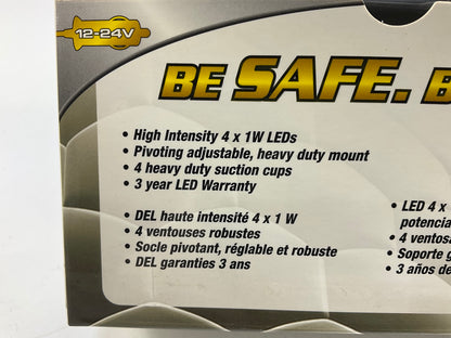 ProStrobe 70750 Rocky 4 Pro 12-24V Amber LED Dash Light, 26 Flash Patterns
