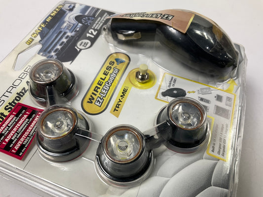 ProStrobe 70780 SpotStrobz 4 Wireless Safety Strobe Light Kit - White