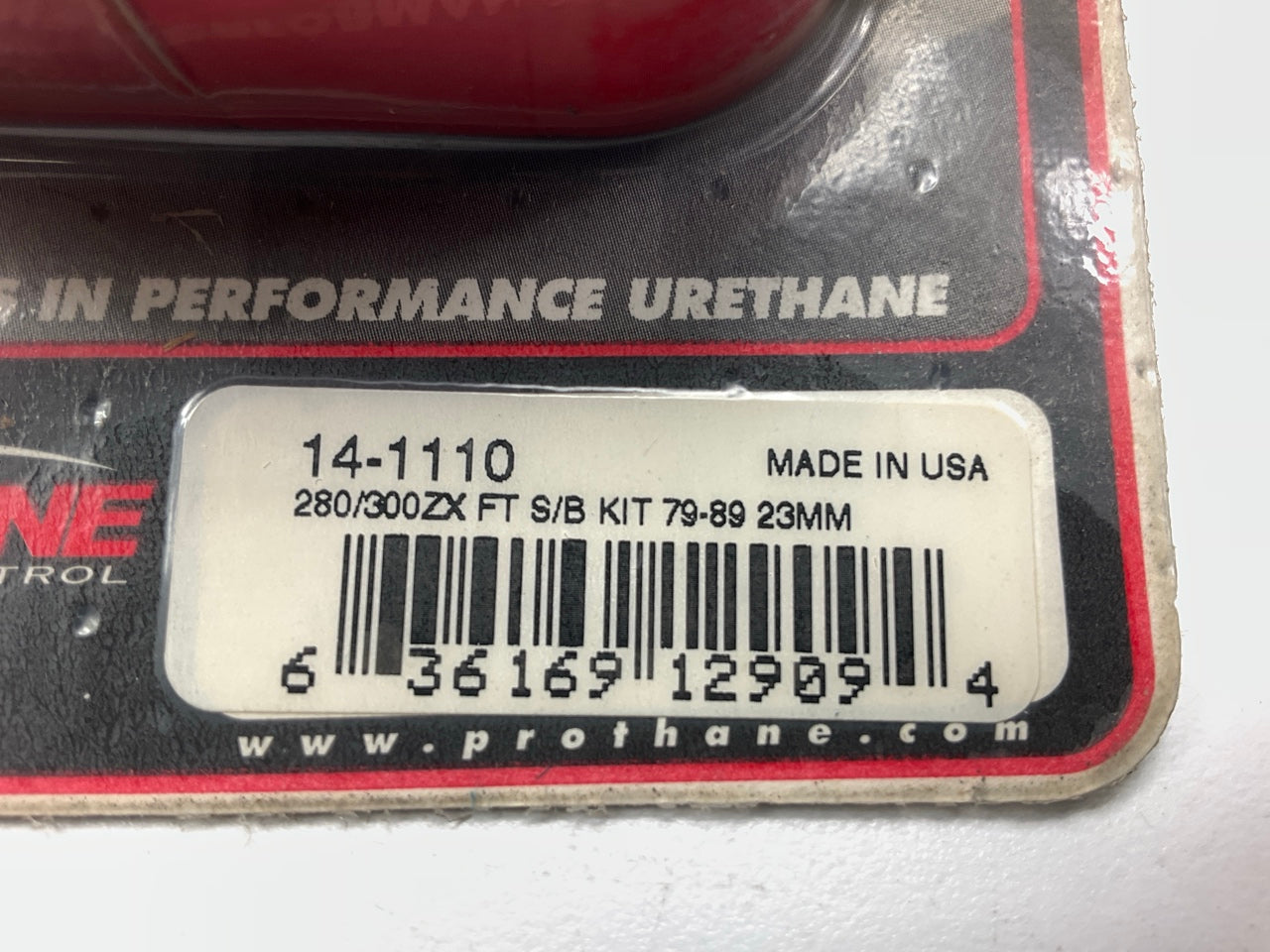 Missing Grease - Prothane 14-1110 Front Sway Bar Bushing Kit, 23mm Bar, Red