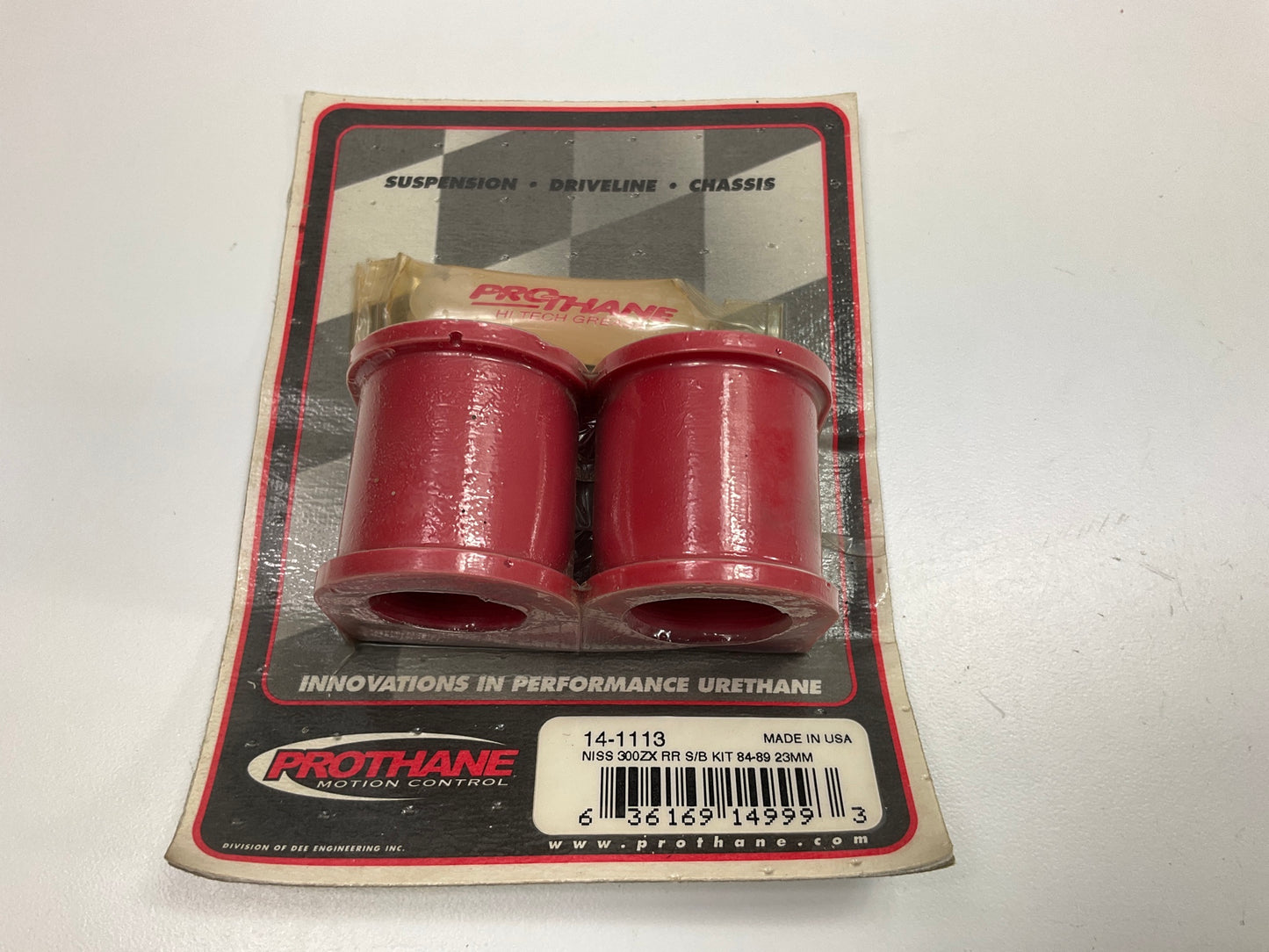 Prothane 14-1113 Red 23mm Rear Sway Bar Bushing Kit For 1984-1989 300zx Z31