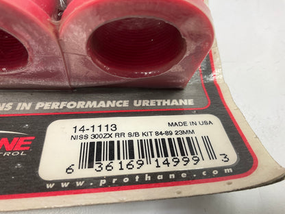 Prothane 14-1113 Red 23mm Rear Sway Bar Bushing Kit For 1984-1989 300zx Z31