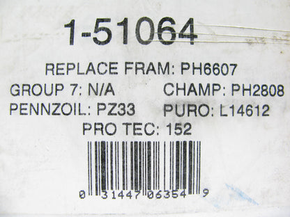 (5) PTC 1-51064 Engine Oil Filter