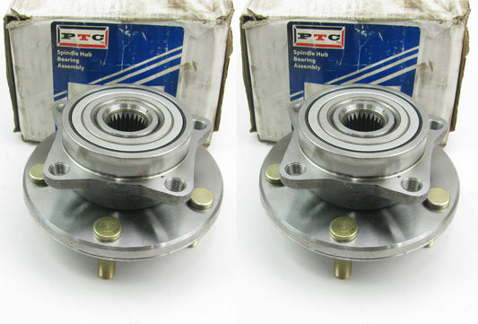 (2) PTC 513157 Wheel Hub & Bearing Assemblies - Front, PAIR