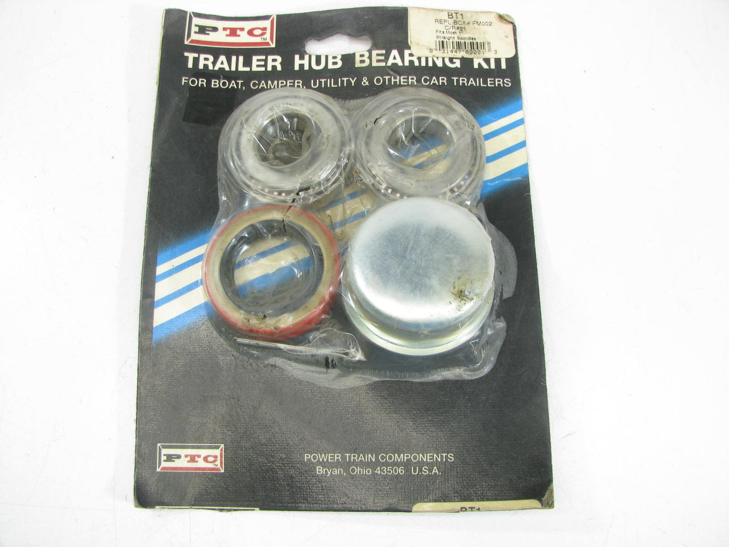 PTC BT1 Trailer Hub Wheel Bearing Kit - 1'' Straight Axle