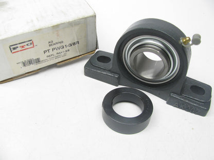 PTC PWG13-8R Cast Iron Pillow Block Bearing 1 3/8 2 Bolt Hole RAK1-3/8