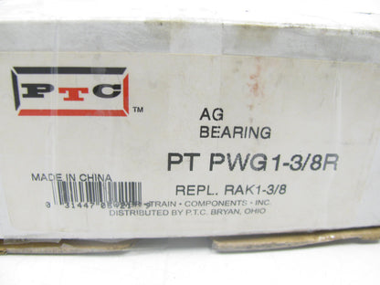 PTC PWG13-8R Cast Iron Pillow Block Bearing 1 3/8 2 Bolt Hole RAK1-3/8