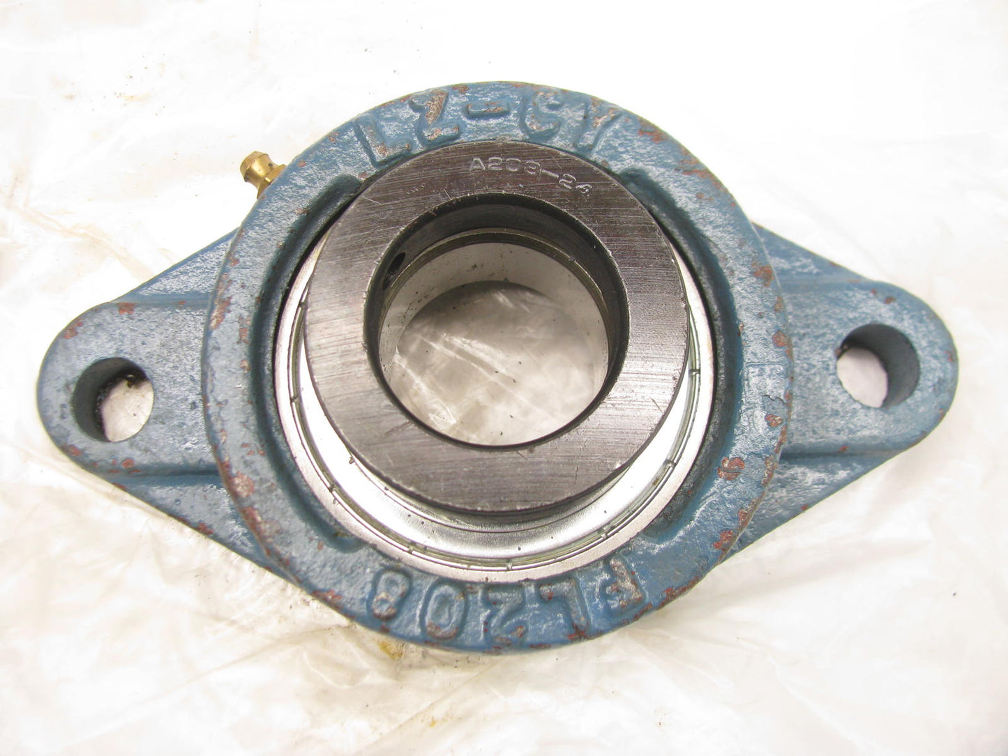 PTC TNR1-1-2R Flange Block Bearing With Collar, 1-1/2'', 2 Bolt Flange