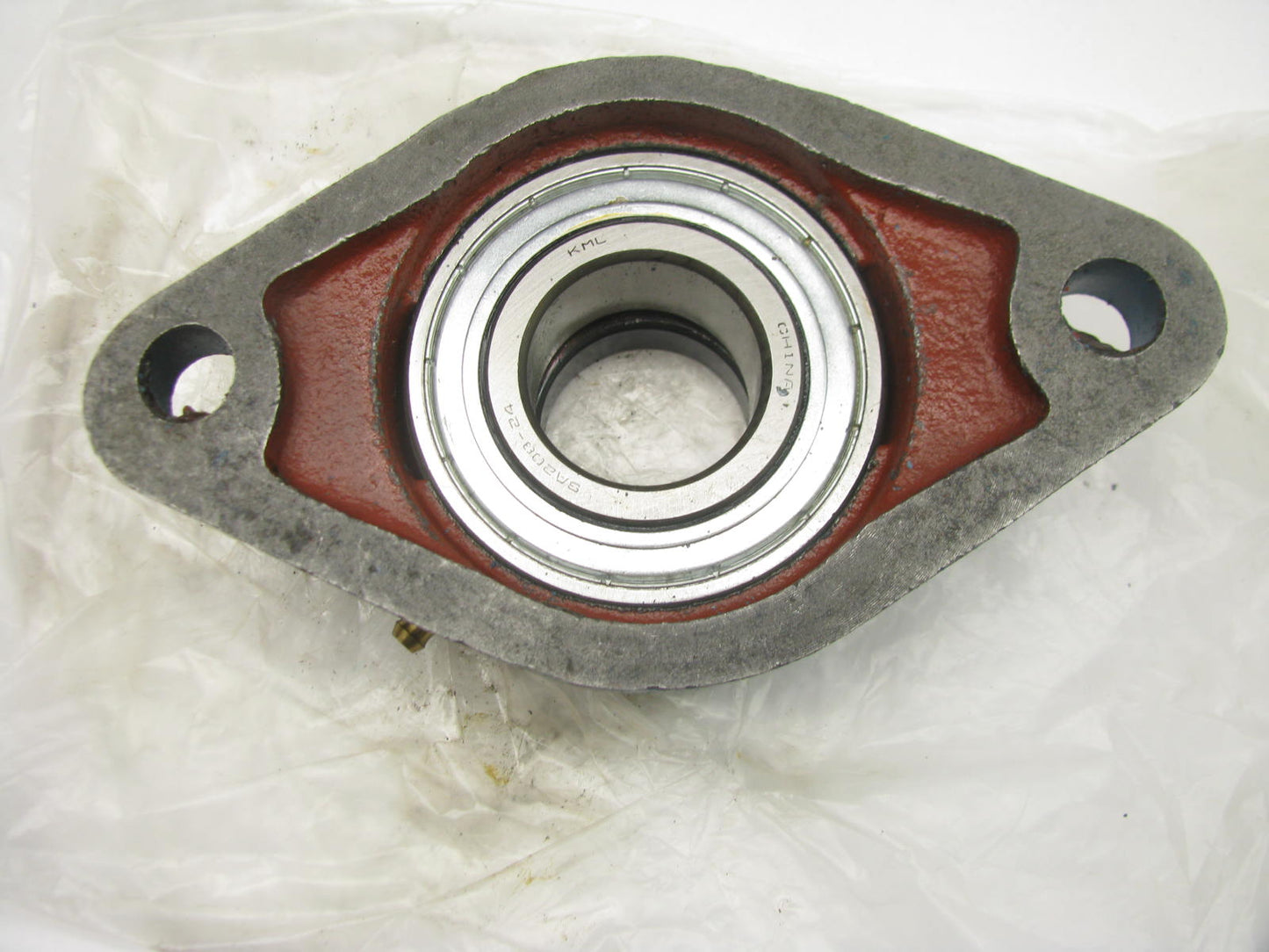 PTC TNR1-1-2R Flange Block Bearing With Collar, 1-1/2'', 2 Bolt Flange