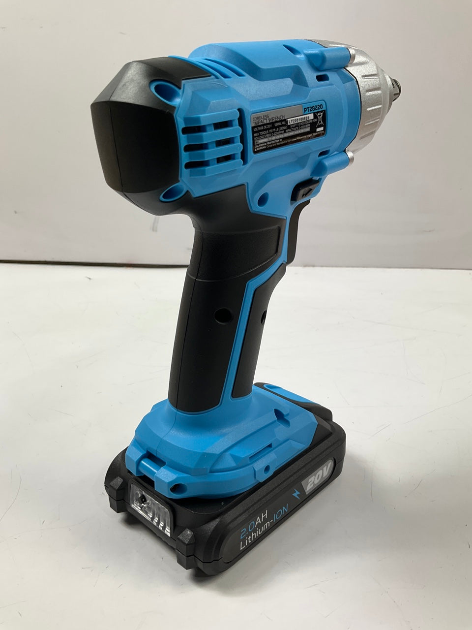 Pulsar PT28220 20V Lithium-Ion Cordless 1/2'' Impact Wrench With LED Spotlight