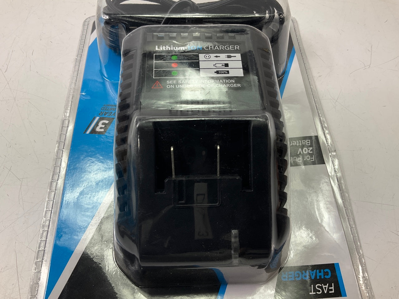 Pulsar PTC323 20V Li-ion Single-Port Wall Battery Charger