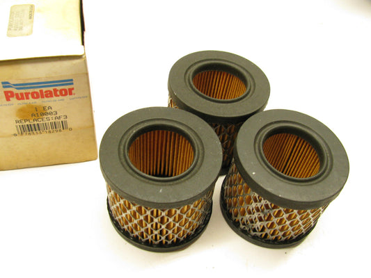 (3) Purolator A10003 Engine Crankcase Breather Element Filter