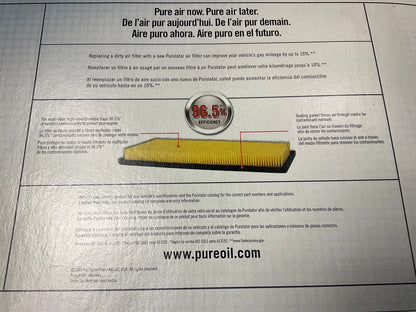 Purolator A26312 Engine Air Filter For 2007-2012 Acura RDX