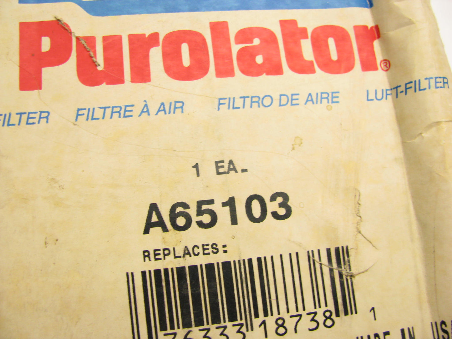 Purolator A65103 Inner Air Filter For John Deere Various