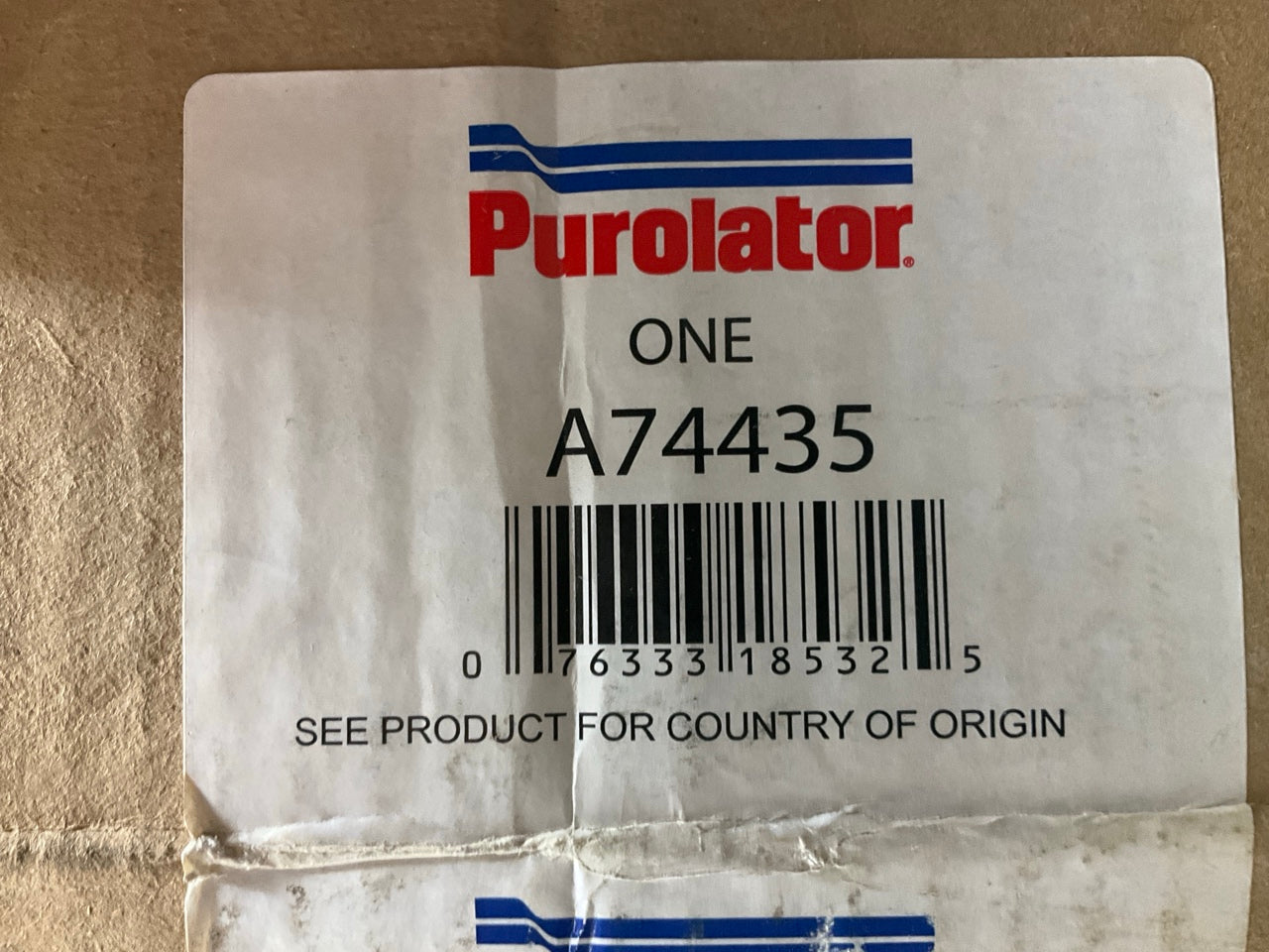 Purolator A74435 Air Filter Replaces 46883 PA4585 A1175CF 3946288