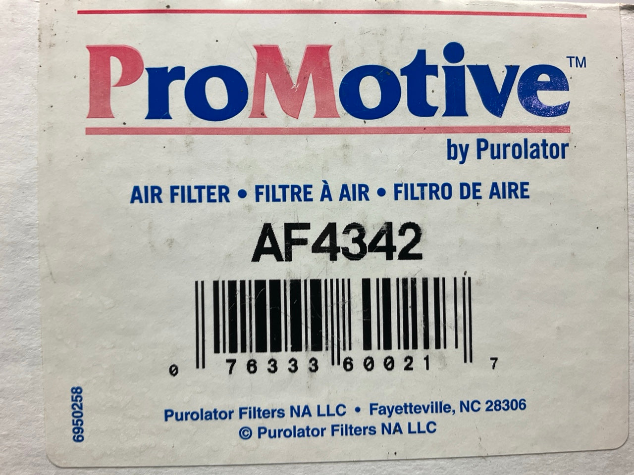 Purolator AF4342 Engine Air Filter