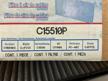 Purolator C15510P Cabin Air Filter