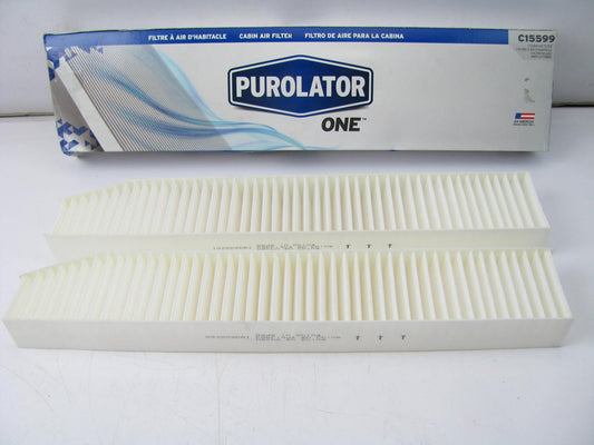 (2) Purolator C15599 Cabin Air Filter For 2000-2010 Jeep Grand Cherokee