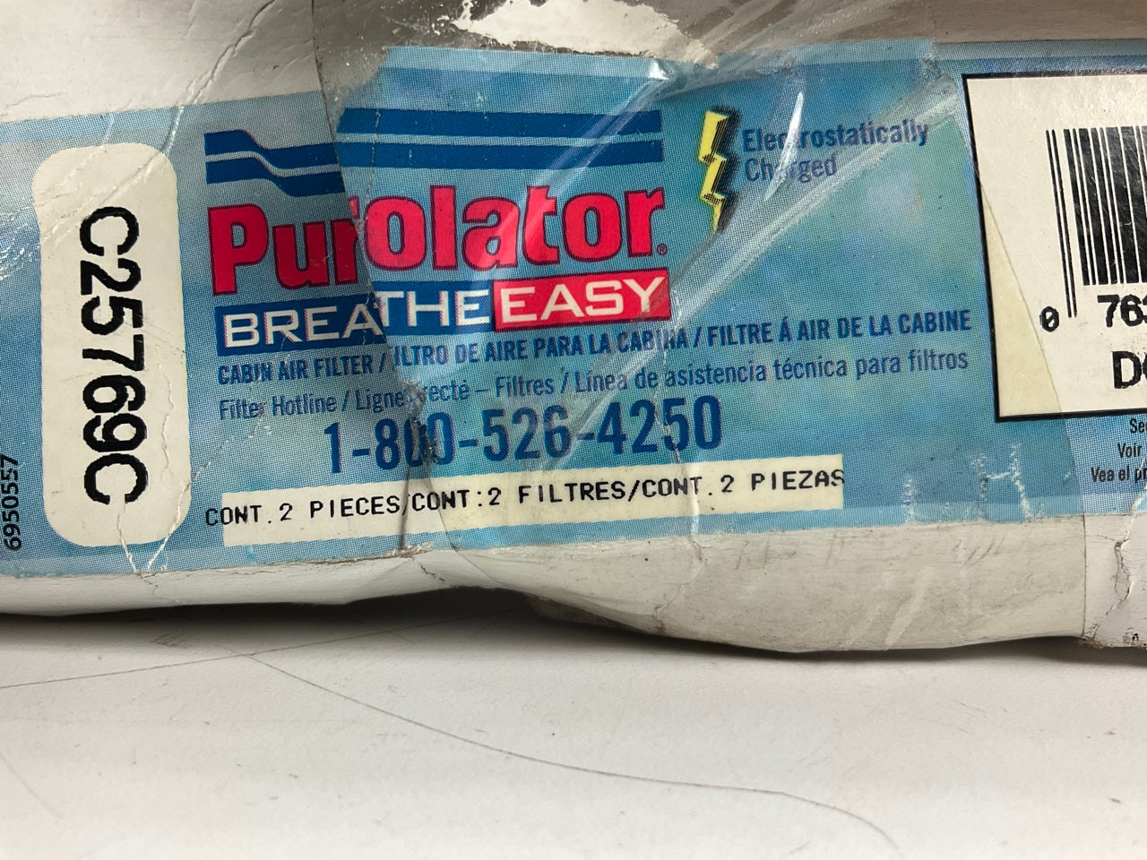 Purolator C25769C Cabin Air Filter