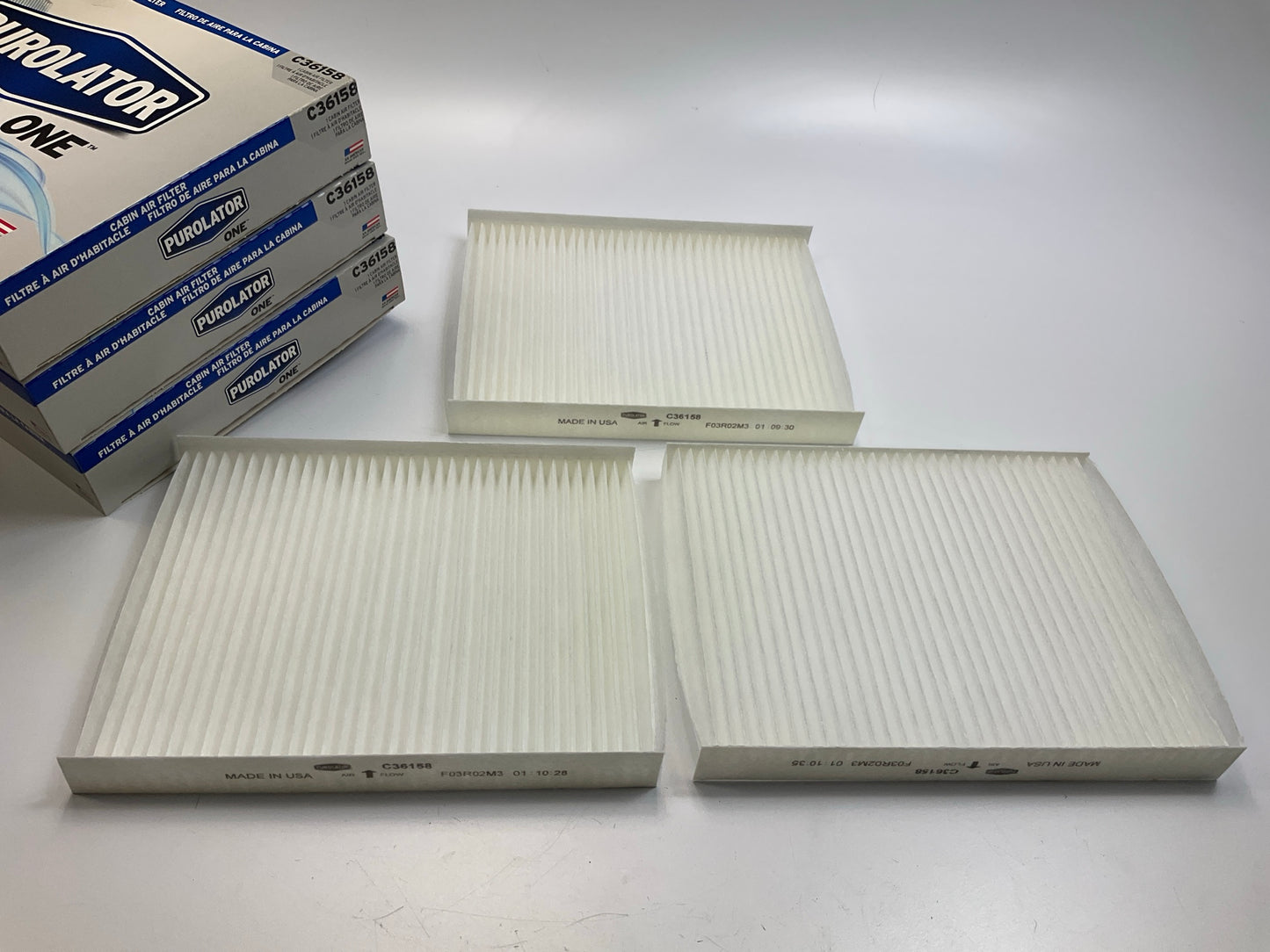 (3) Purolator C36158 Cabin Air Filter 2010-2011 Santa Fe, 2011-2015 Sorento