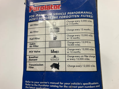 Purolator F44663 Fuel Filter Replaces 86477 G5237 BG4663 33477 R86477 G6351