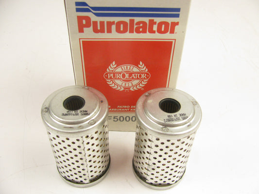 (2) Purolator F50005 Fuel Filter Replaces CS3608 33207 LFF200 FF839 FS1210 PF599