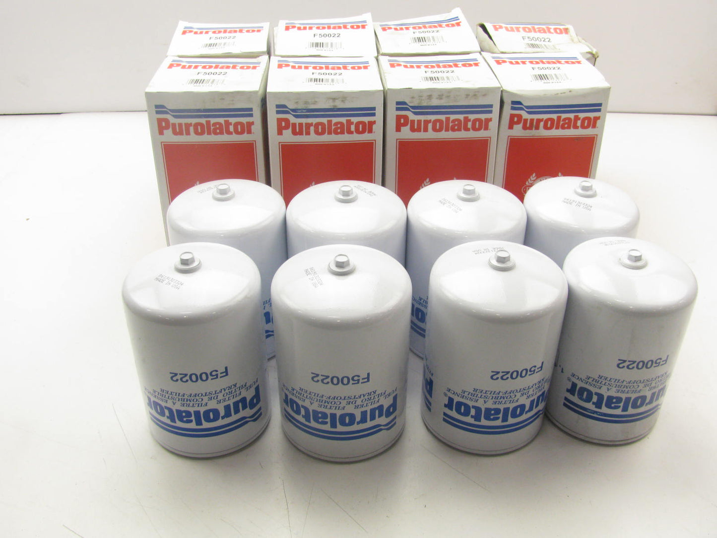 (8) Purolator F50022 Fuel Filter Replaces P1107 33378 LFP255F FF956 P552450