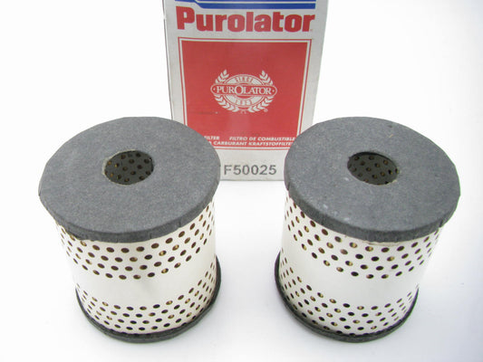 (2) Purolator F50025 Fuel Filter