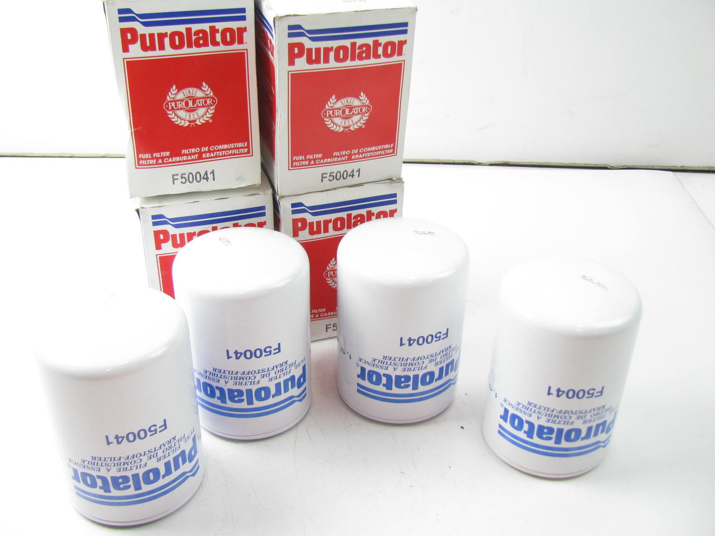 (4) Purolator F50041 Fuel Filter Replaces P1106 33351 FP230F FF972 FF201 BF962