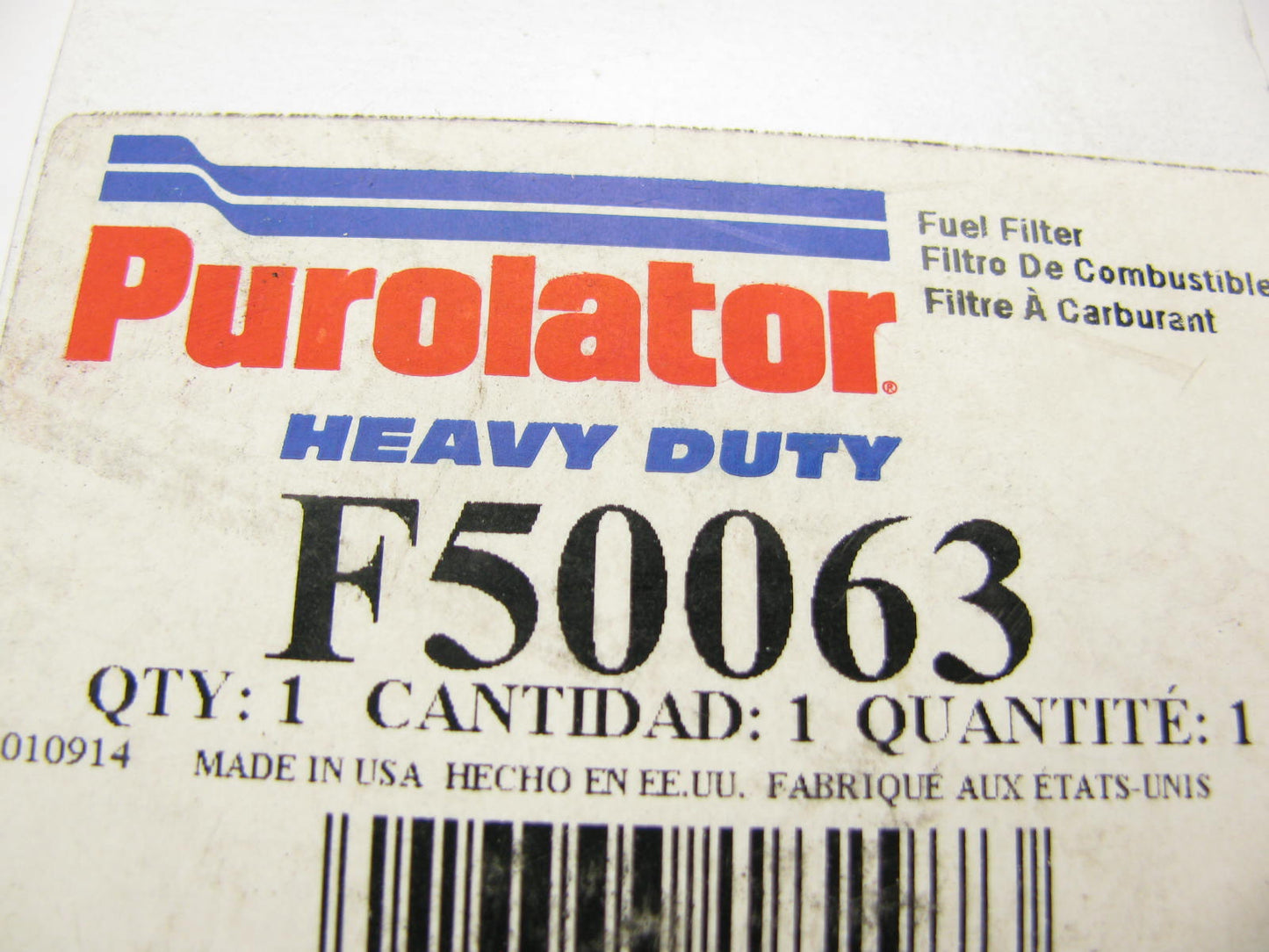 Purolator F50063 Fuel Filter Replaces C1125PL 33511 261F FF906 FF109 P168093