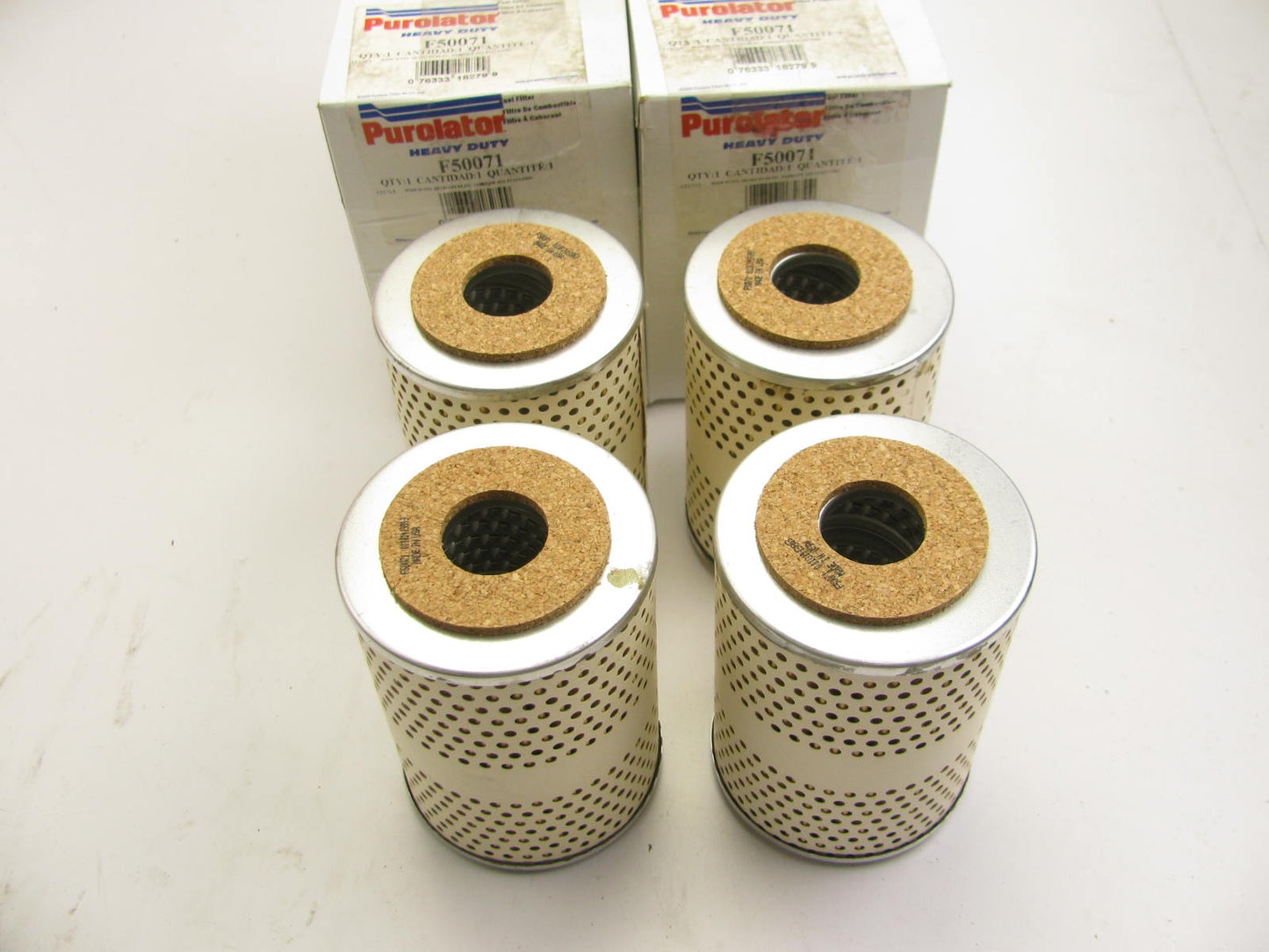 (4) Purolator F50071 Fuel Filters