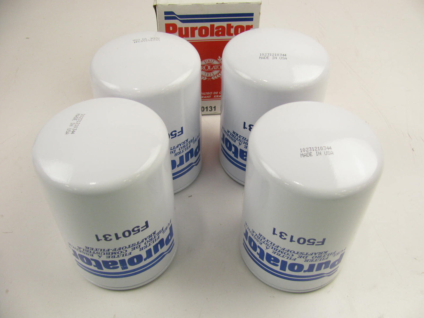 (4) Purolator F50131 Fuel Filter