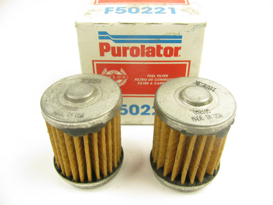 (2) Purolator F50221 Fuel Filter