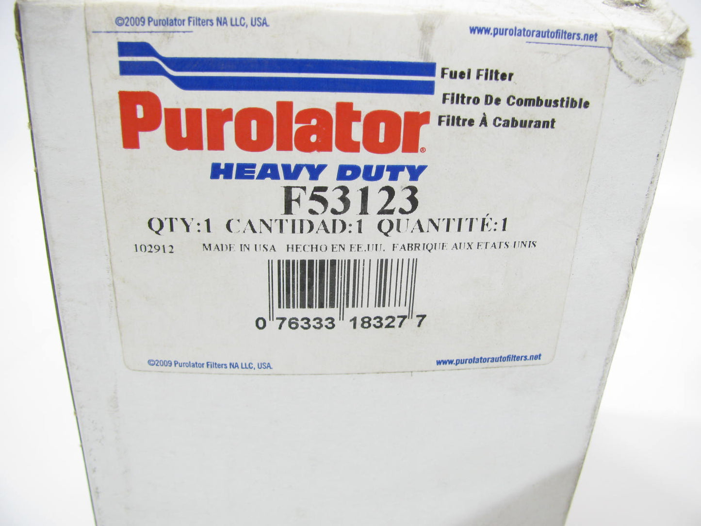 (2) Purolator F53123 Diesel Fuel Water Separator Filter Replaces 33369 FF833