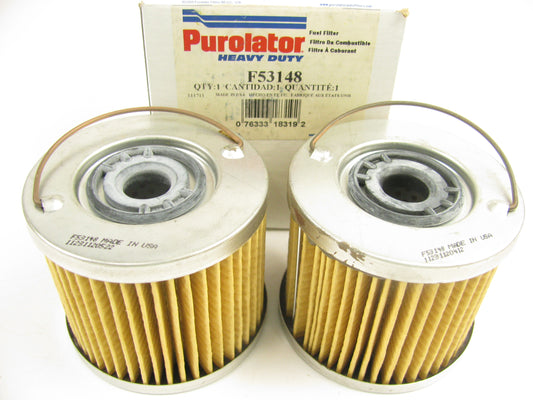 (2) Purolator F53148 Diesel Fuel Water Separator Filter Replaces CS5043 33796