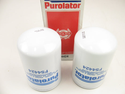 (2) Purolator F54424 Fuel Filter