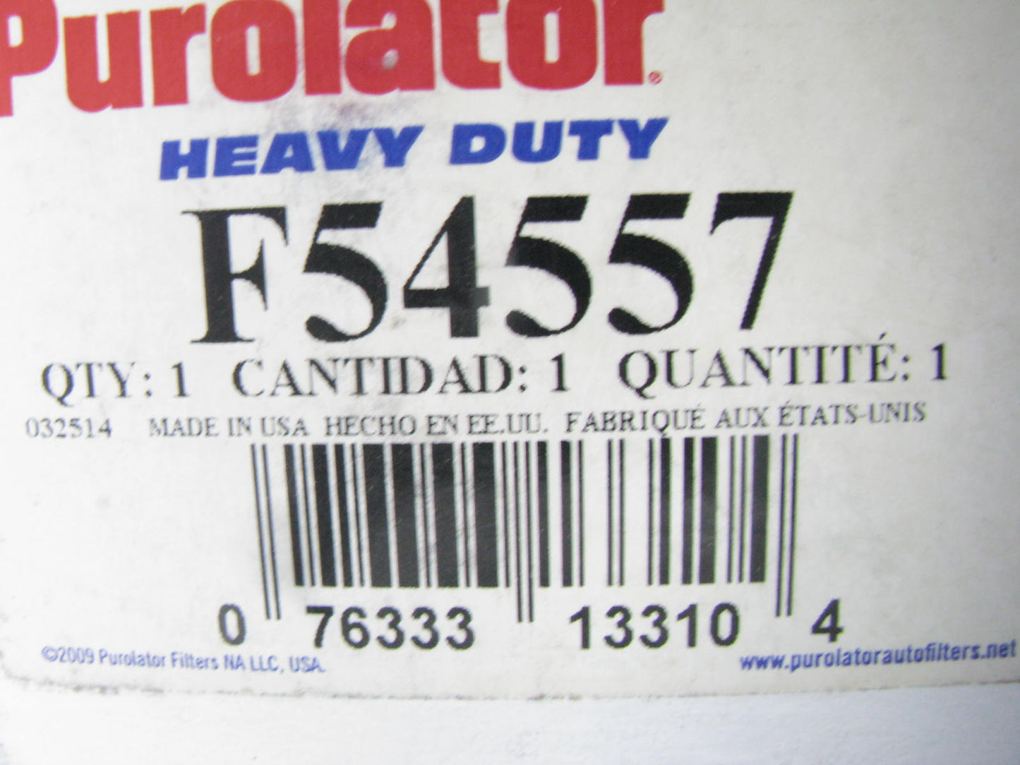 (2) Purolator F54557 Fuel Filter Replaces C10517 33507 L5603F FF882 P502161