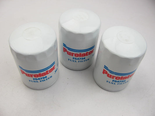 (3) Purolator F54724 Fuel Dispensing Pump Filters
