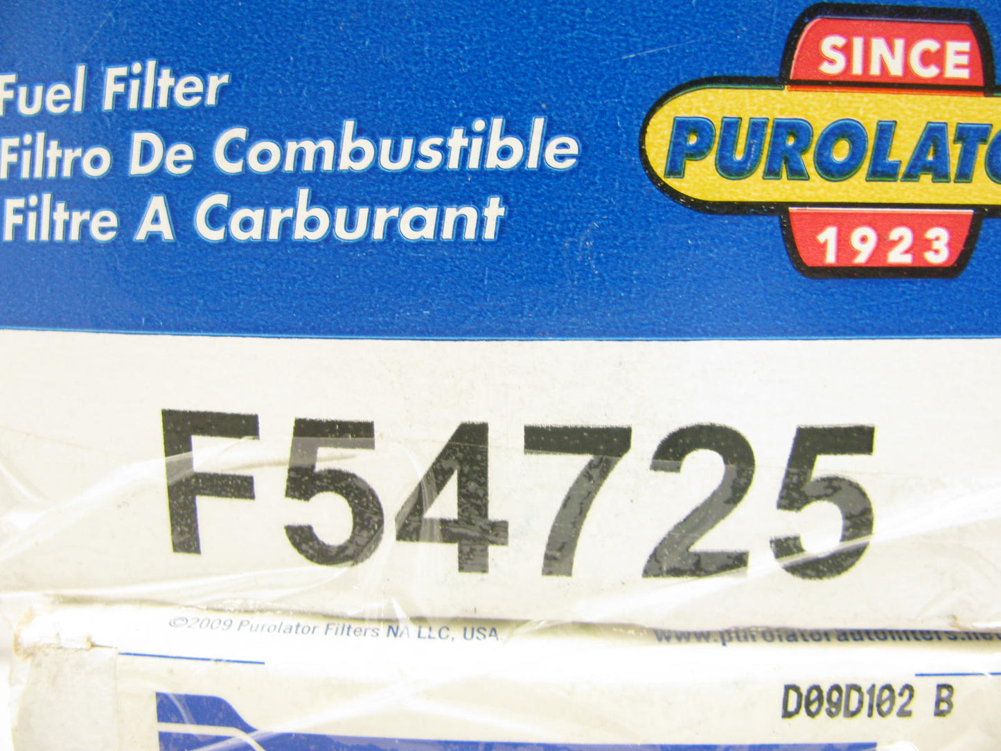 (4) Purolator F54725 Fuel Filters