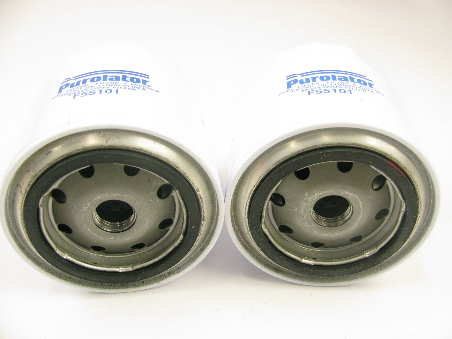 (2) Purolator F55101 Diesel Fuel Water Separator Filters Replaces PS3808 33226