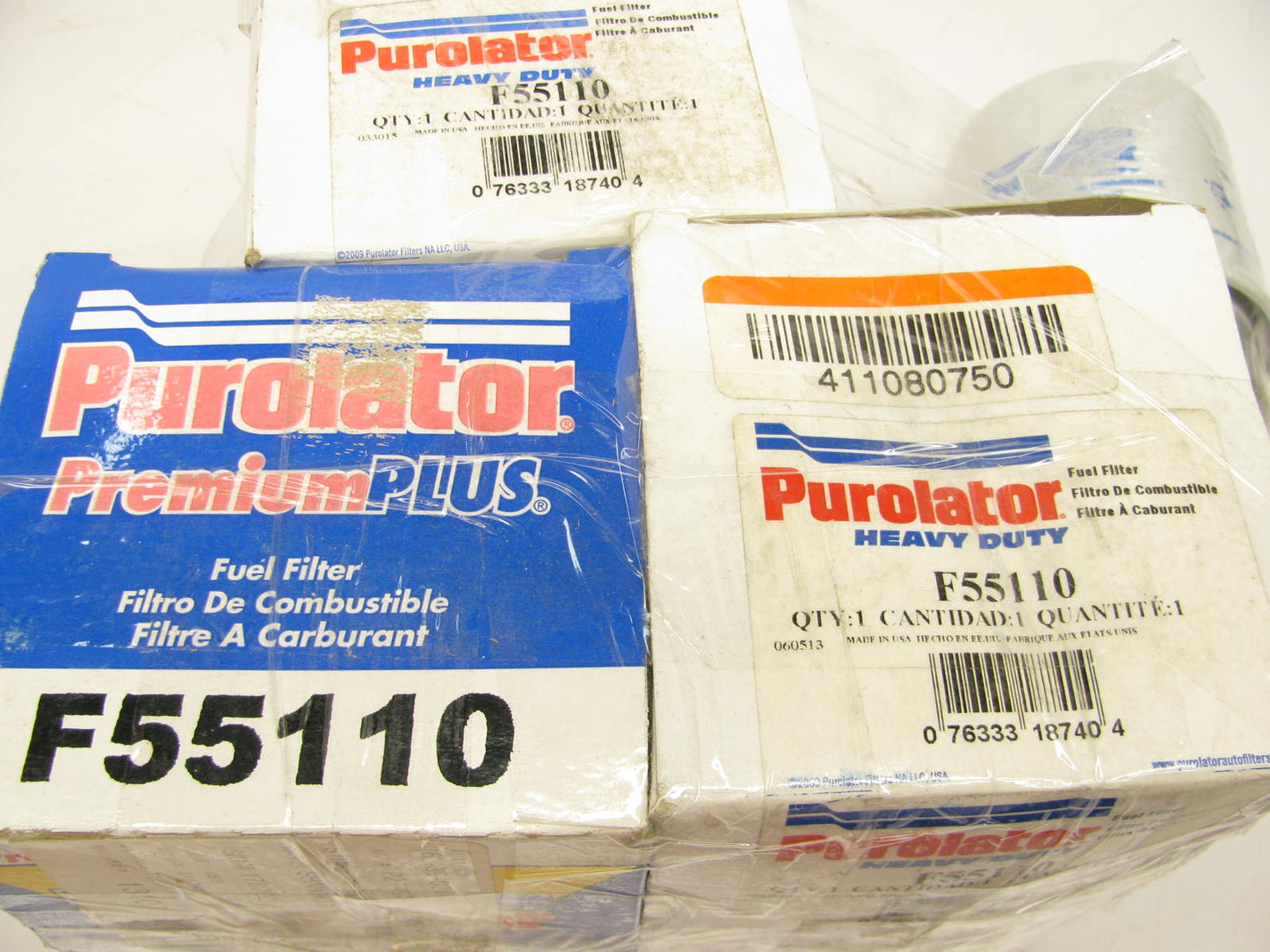 (3) Purolator F55110 Fuel Filter Replaces 33109 PP3528A FF945 TP1001 K50007