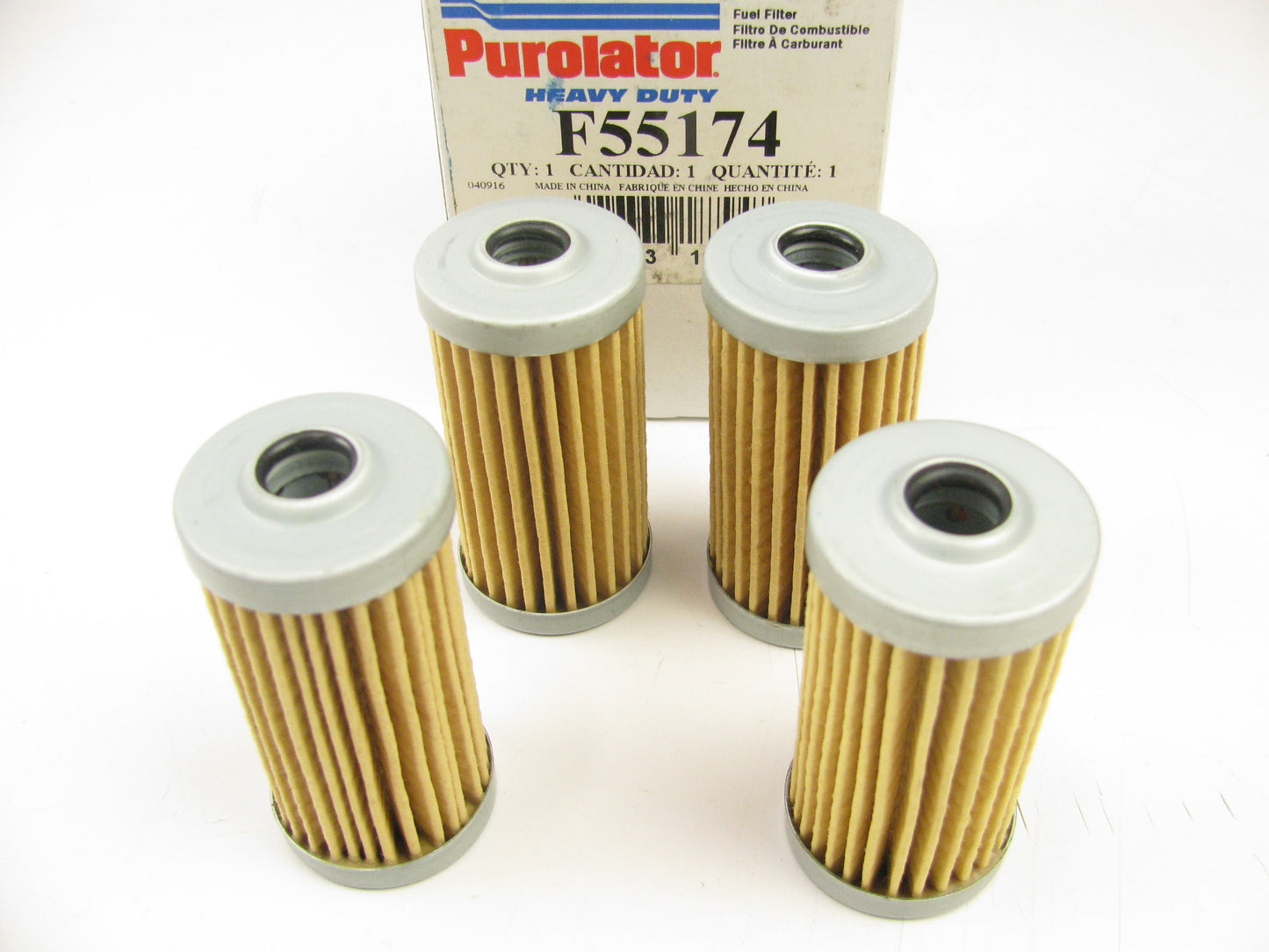 (4) Purolator F55174 Fuel Filter Replaces C7516 33262 L3541F FF880 FF5260