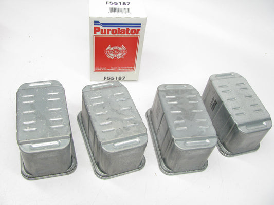 (4) Purolator F55187 BOX TYPE Diesel Fuel Water Separator Filter BF7576 33545